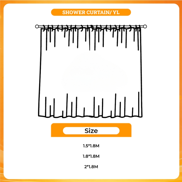 3D shower curtain - Jett Lawrence Shop